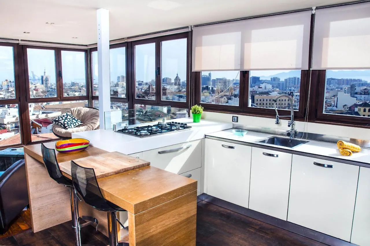 Malagaflat Design Loft City Views Appartement